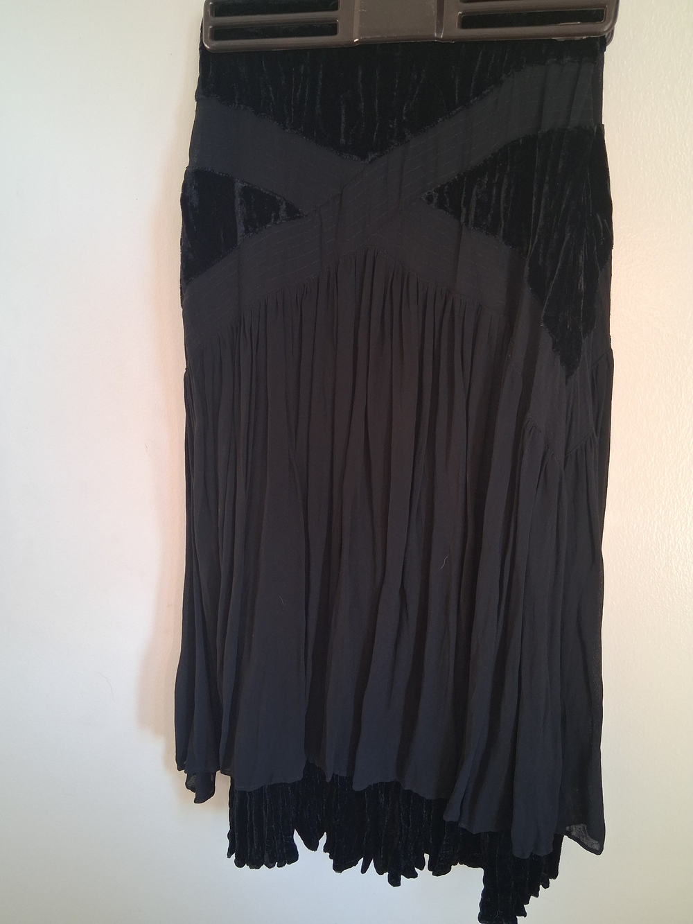 Alberto Makali Black Bandage Drop Waist Pleated Midi Skirt - Size 6 - Picture 7 of 7